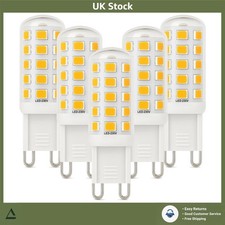 Efficient G9 LED Bulb Warm White 3W 580LM Flicker-Free Lighting 5 Pack