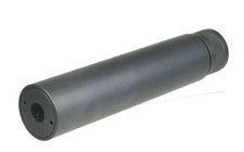 Black 5/8X24 TPI Barrel Extension Compensator Solid Aluminum Tube 6" .308 7.62