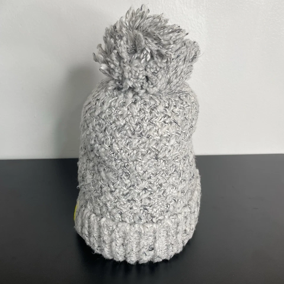 SUPERDRY Beanie Knit One Size Pom White Gray Neon Mountaineering Supplies - Изображение 2 из 4