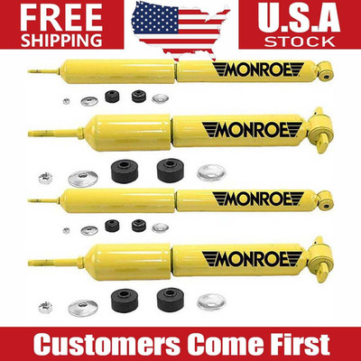 Monroe Gas Magnum Front & Rear Shock Absorbers Full Set of 4 For Ford F-150 RWD