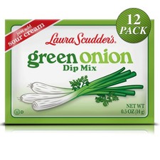 Green Onion Dip Mix Seasoning Powder 0.5 oz Pack of 12 Dip Mixes