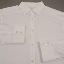 Charles Tyrwhitt White Dress Shirt Mens 16.5 32/33 Extra Slim Non Iron Cotton