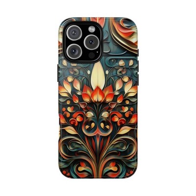 Art Nouveau Floral Vines | Phone Ink Case for iPhone / Galaxy / Pixel