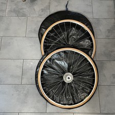 Mavic Cosmos SUP 9 Speed Rear + Front Wheel Set 622 X 13 Barum Tyres 