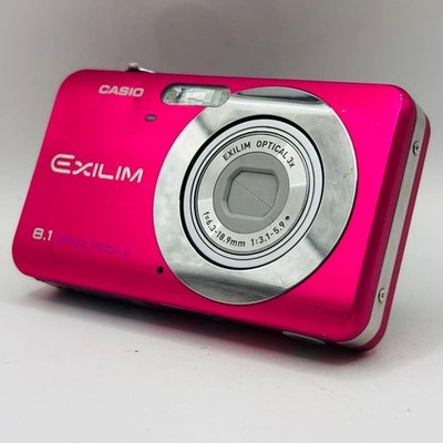 CASIO EXILIM EX-Z80 Pink Digital Camera 8.1MP 3x Optical Zoom From