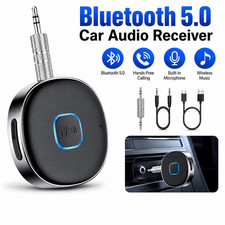 Bluetooth Car Aux Adapter 3.5 mm Wireless Audio Receiver for Home Stereo Speaker