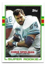 CHRIS SPIELMAN 1989 TOPPS ROOKIE CARD MINT CONDITION. rookie card picture