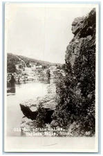 c1960 Old Man Dalles Exterior View Taylors Falls Minnesota RPPC Photo Postcard