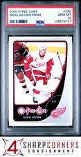 2010 O-PEE-CHEE #250 NICKLAS LIDSTROM HOF POP 3 PSA 10