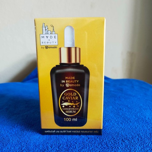 Amado Gold Caviar Concentrate Serum Reduce Brighten Skin Wrinkles Dark Spots 2X - Picture 11 of 14