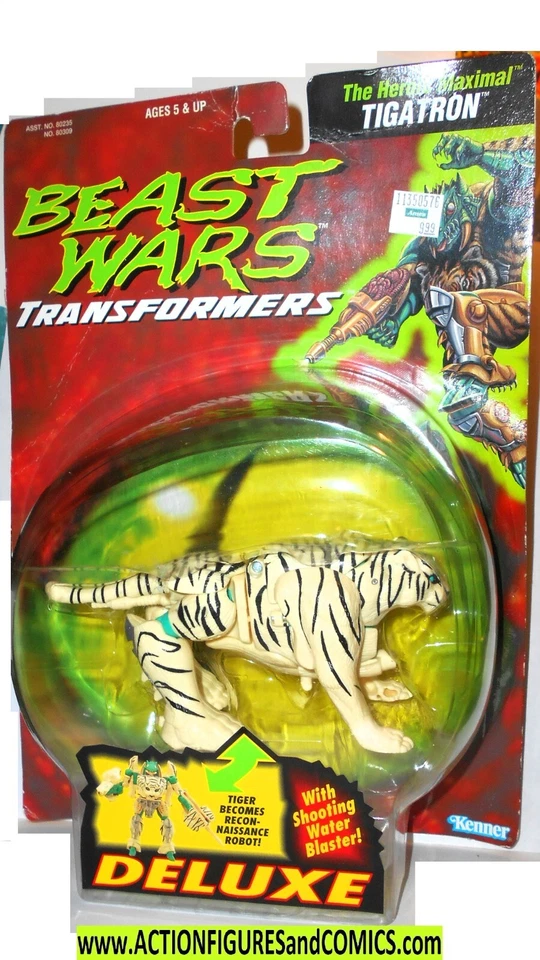 Transformers Beast Wars 1996 TIGERTRON vintage original tiger tigatron complete - Image 2 of 4