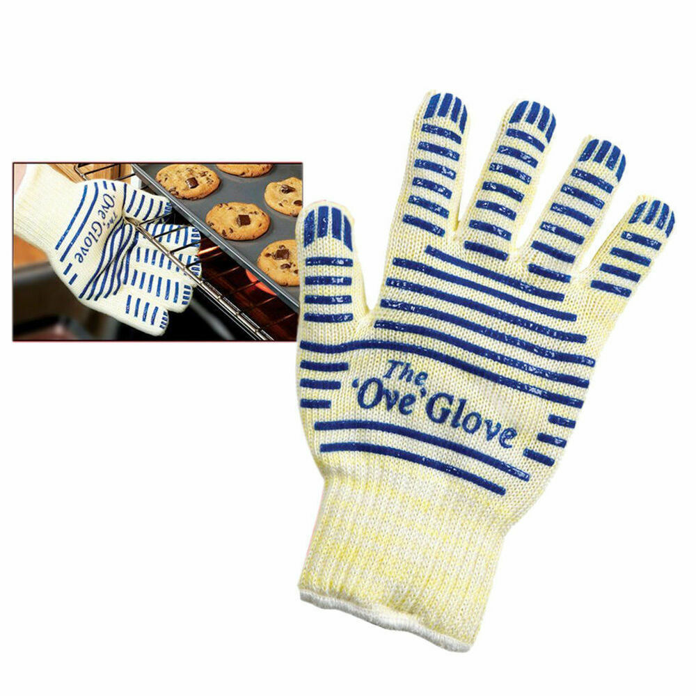 5 pack OVE GLOVE Oven Kitchen Glove Mitt Upto 540 Deg Washable GIFT 5