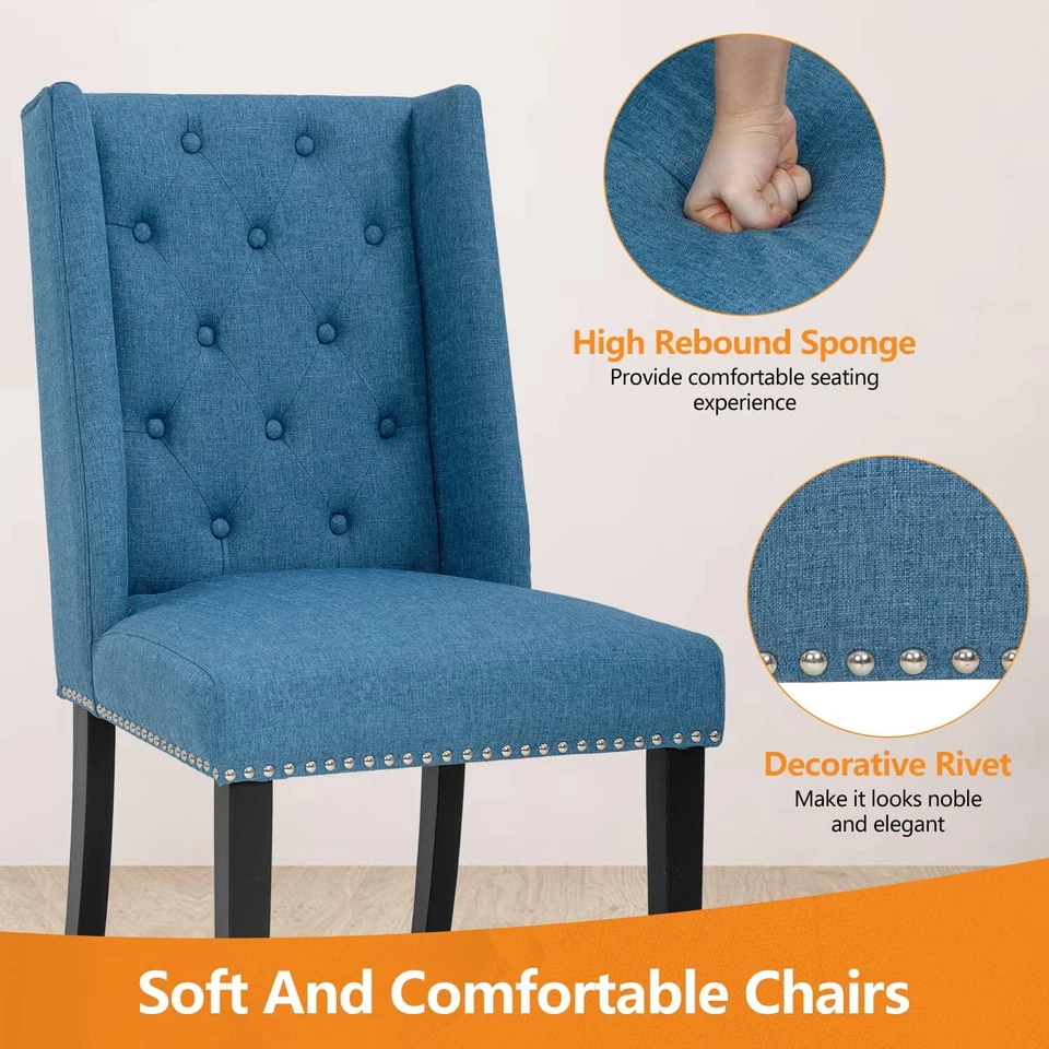 Комплект из 4 кухонных стульев для гостиной столовой стулья боковые - Изображение 3 из 4