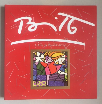 Romero Britto Signiert Katalog original Unterschrift Autogramm Signatur signed