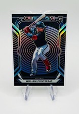 WILLIAM CONTRERAS 2021 Obsidian #48 Electric Etch Purple /99 Atlanta Braves