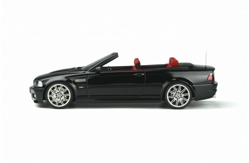 1/18 BMW M3 E46 Convertible Cabriolet 2004 Jet Black Model