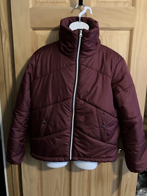 Me Jane Women s L Full Zip YC Puffer Coat NWT