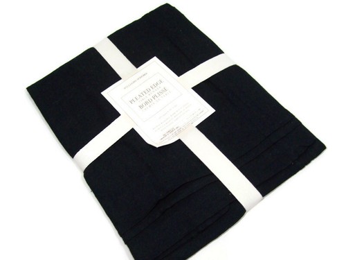Williams Sonoma Pleated Edge Linen Dinner Table Runner 16" X 108" New - Picture 3 of 4