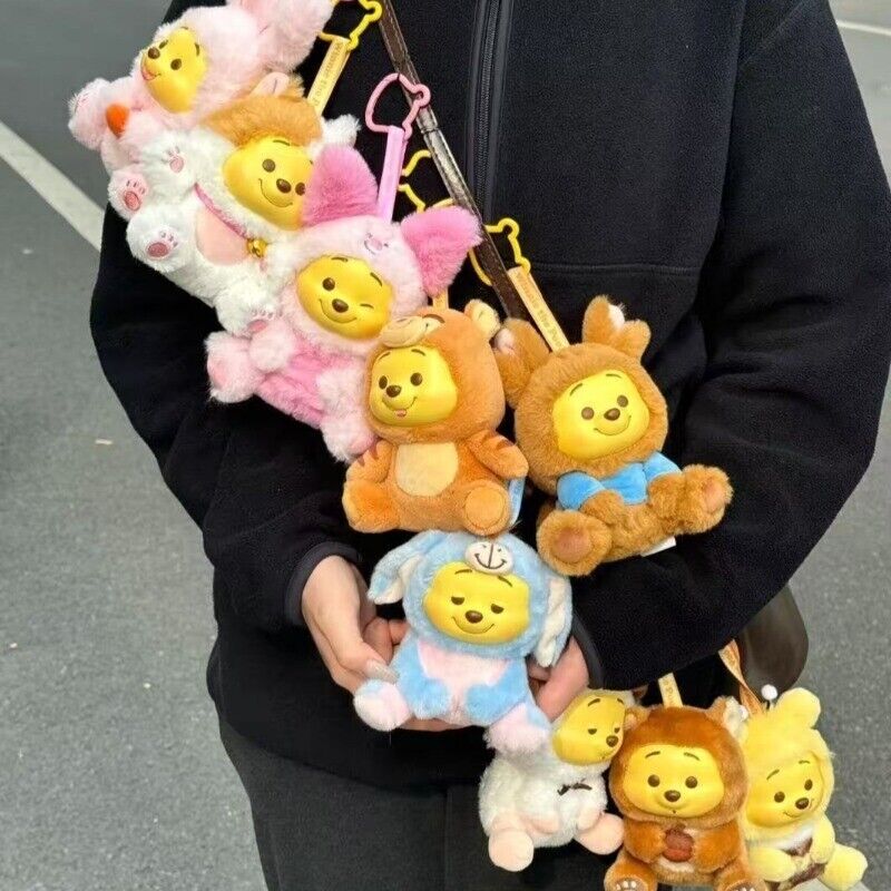 Miniso Winnie The Pooh Plush Vinyl Blind Box Confirmed Figure Toys