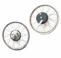 FüR Royal Enfield Vordere Hintere Halb Breite Felge +Bremsanlage +Speichen