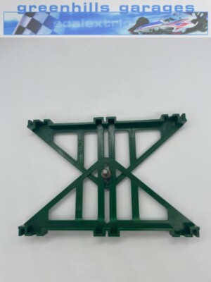 Greenhills Scalextric Green Adjustable Bridge Support PT100 - Used - MACC355