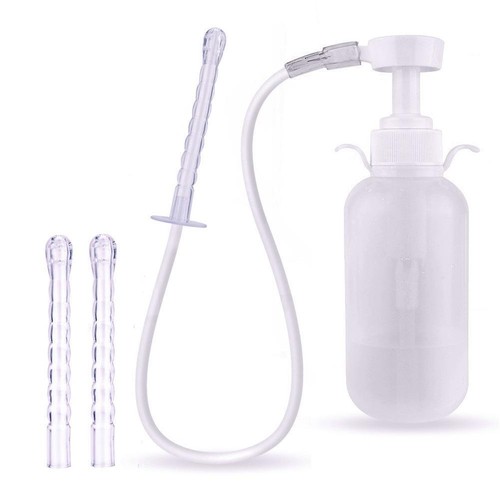 Flacone clistere doccia azione pompa 300 ml con ugello pulizia vaginale anale CALDO D6S2 - Foto 4 di 12