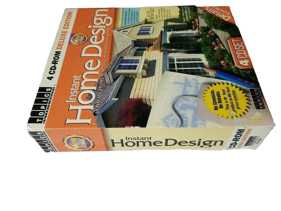Topics Instant Home Design 4 CD-ROM Deluxe Edition - Image 2 of 4