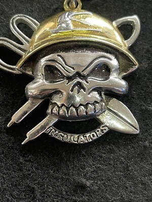 Insulator s Keychain, Stainless Steel 316L Unique Gift
