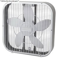 Holmes Hbf2010a-wm 21-inch By 4.5-inch Box Fan, 3 Speed-settings, Metal... Holmes Hbf2010a-wm 21-inch By 4.5-inch Box Fan, 3 Speed-settings, Metal...