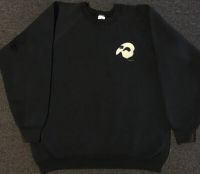 Vtg 80s Phantom Of The Opera Faded Distress Sweatshirt M Musical Play Grunge 90s