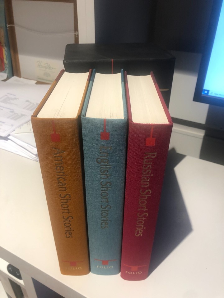 Classic Short Stories, set 3 vols, English, American Russian, Folio