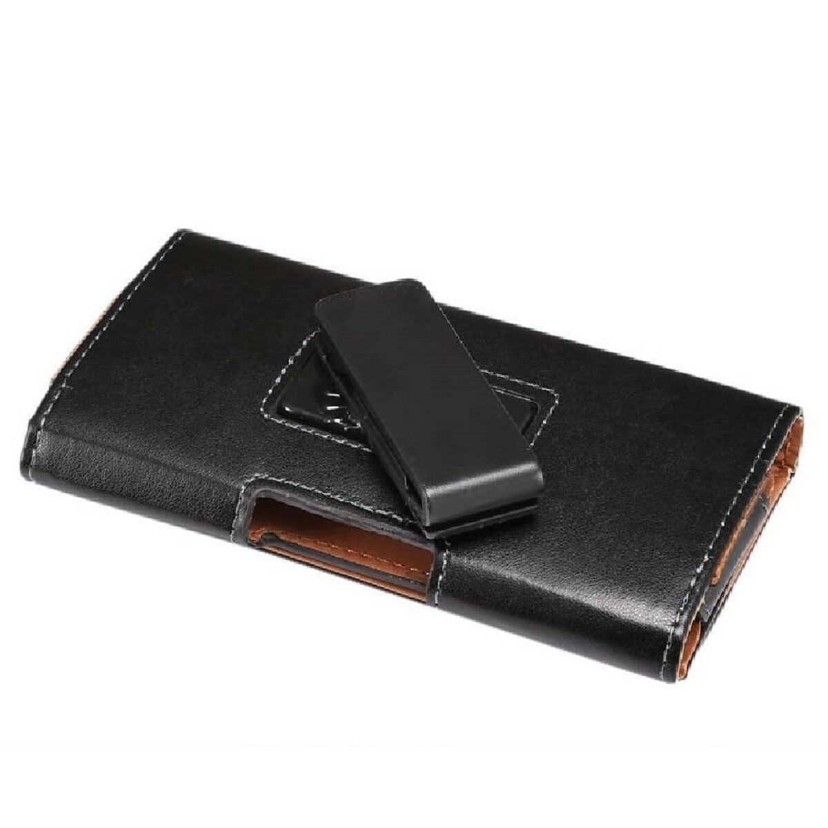 for Panasonic Eluga A4 Executive Holster Leather Case Belt Clip