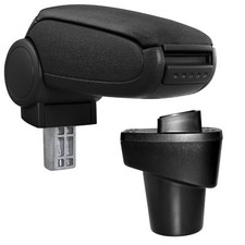 Mittelarmlehne Armlehne KOMPLETT Textil Schwarz für Citroen C1 II / Peugeot 108