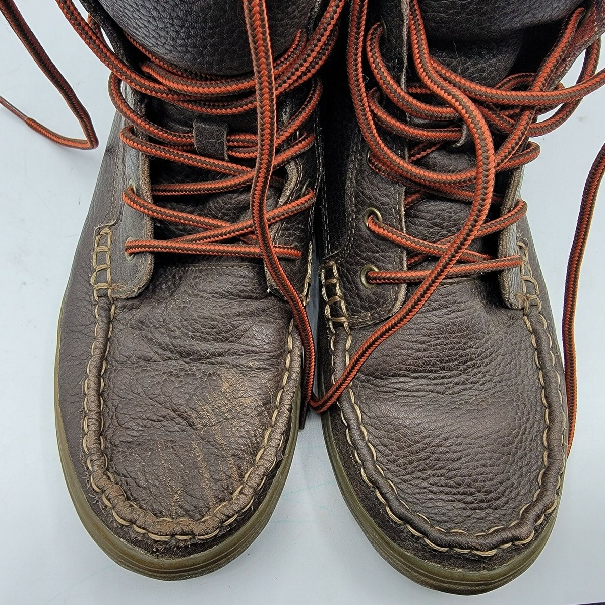 Sanuk Stratton Deluxe Leather Brown Lace Up Boots Mens 8  display picture 1