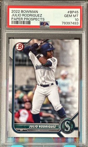 2022 Topps Now OS-5 Julio Rodriguez Rookie Card #OS-5 - Seattle Mariners - RC ROY Finalist
