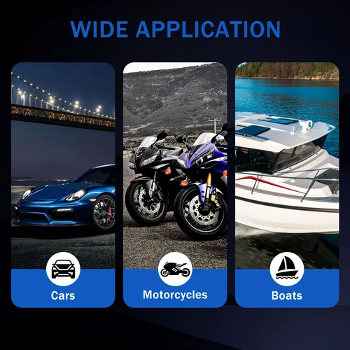 2x Blue LED Light 3Pin Rocker Toggle ON/Off  Switch 30A 12V for Car Boat Marine - Picture 7 of 7