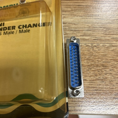 25 Pin DB25 Male to Male Gender Changer Coupler Extender - Picture 4 of 5
