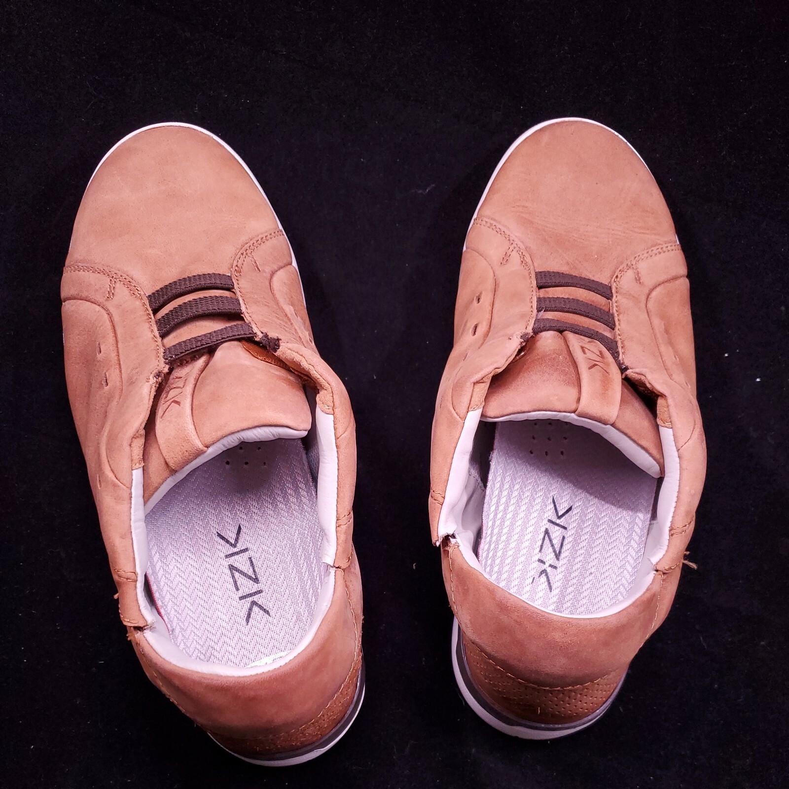 KIZIK New York Hand Free  Slip On Sneakers Men’s 9.5M  Brown Leather M0202CB Men main image 4