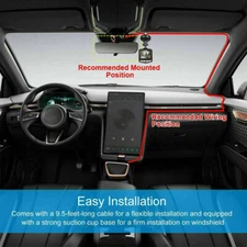 V300 Shield Dash Cam (Black) for Car Security