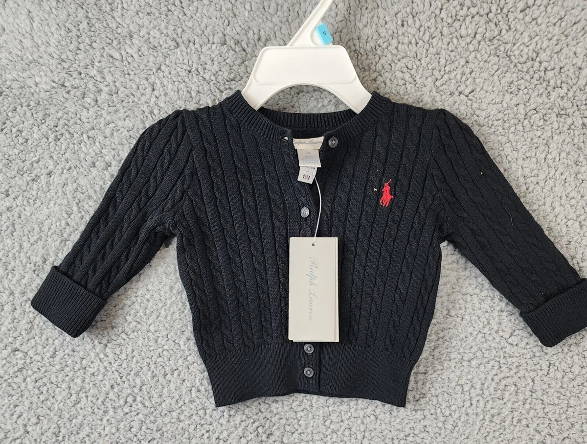 Baby girls black cardigan sales