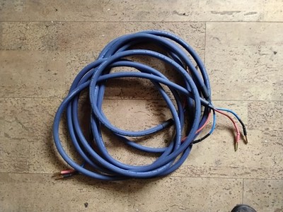 Van Damme Blue Series  Studio Grade Speaker Cable 2x 4mm Terminated Pair