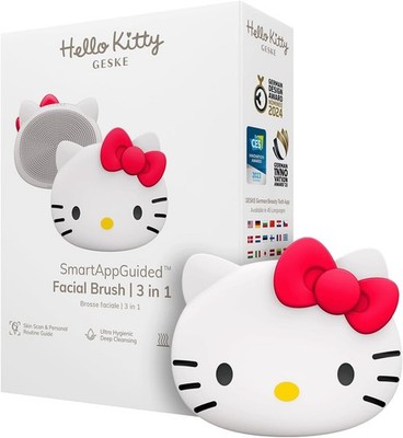 GESKE x Hello Kitty | SmartAppGuided  Facial Brush | 3 in 1 | G