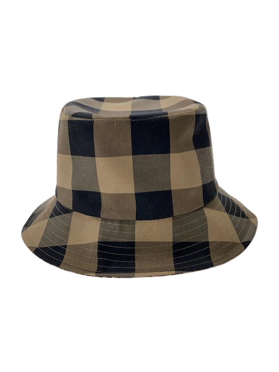 Chapeau seau Christian Dior polyester BEG à carreaux femme 04CHE923I142