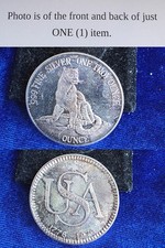 1976 USA Bicentennial Puma Mountain Lion Cougar 1 Troy Oz 999 Fine Silver Round 95.00 per troy oz