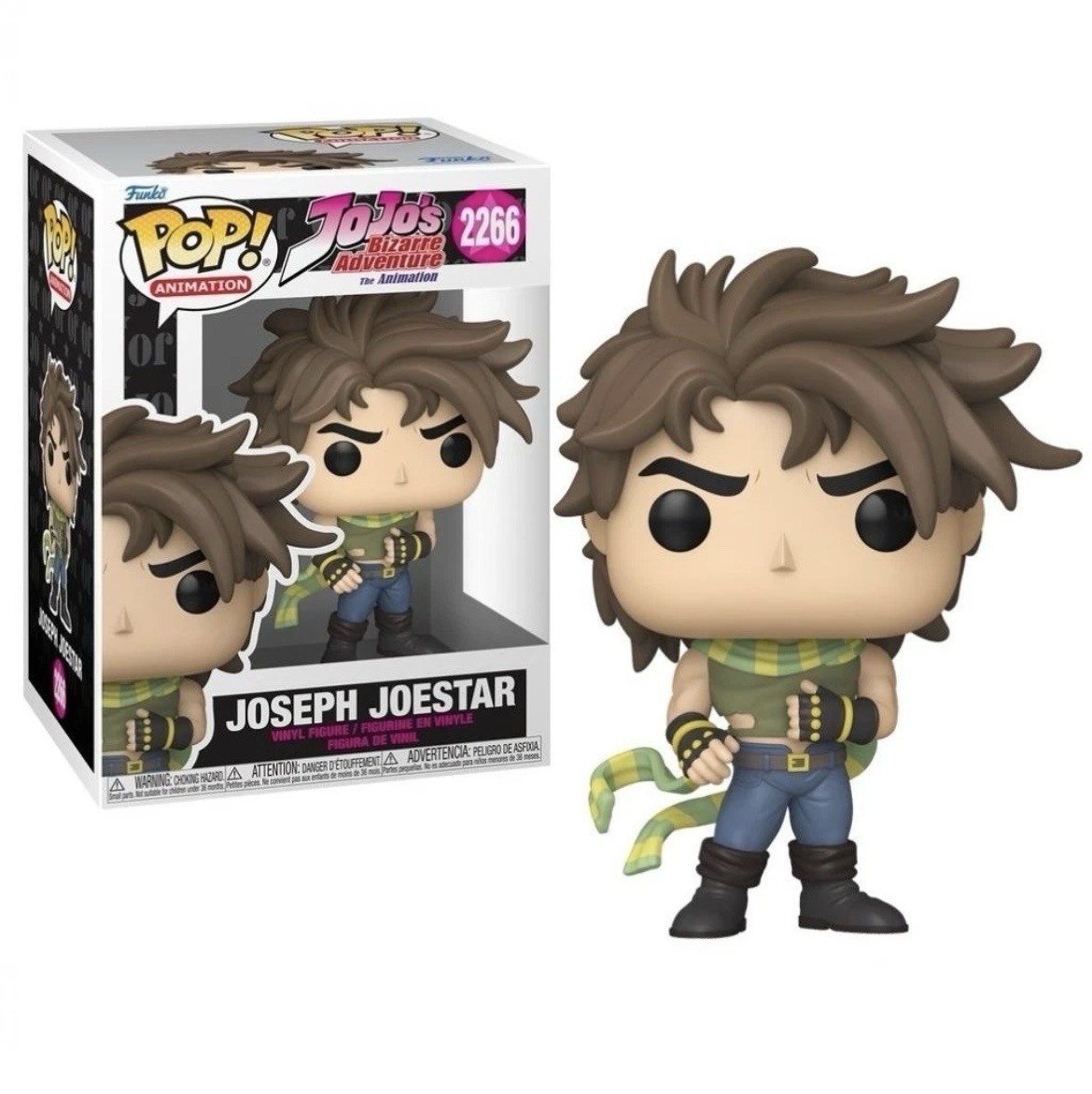 Funko POP! Jojo's Bizarre Adventure Joseph Joestar Figure 2266 +