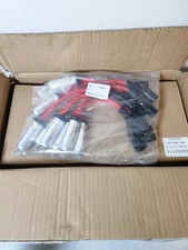 Pindex 8 Pack D581 UF271 Square Type Ignition Coils and Spark Plug Wires Set