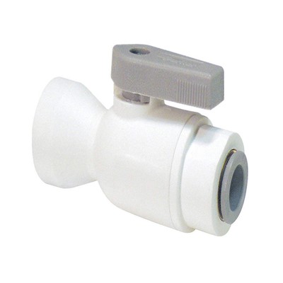 PARKER LFPP4VFC6 Manual 2-Way Ball Valve,Push,Polypro 5UMY3