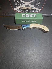 CRKT Ritual 7471 Alan Folts Assisted Open Ball Bearing Flipper Pocket Knife *NEW