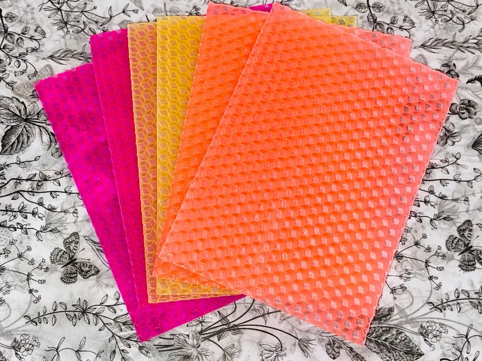 Beeswax Candle Sheets, Making Candles Kit, Set Of 5 Sets, Natural Beeswax Sheets - Image 4 of 4