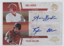 2011 Playoff Contenders Signatures 76/149 Abel Baker Tyler Collins #3 Auto 2u8